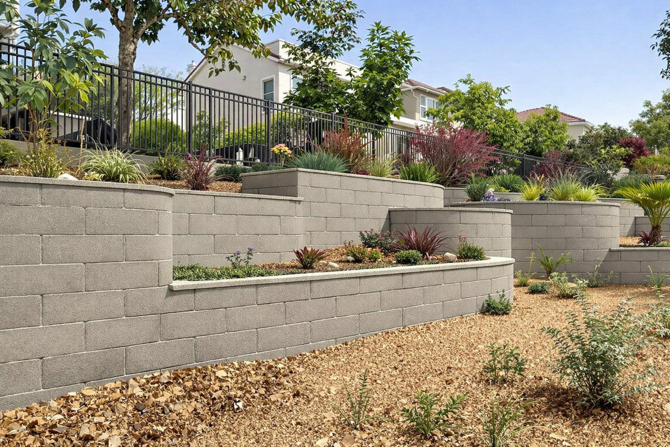 Concrete retaining walls in Somerton, AZ